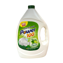 Nước rửa chén POWER100 chanh 3.5Kg chính hãng