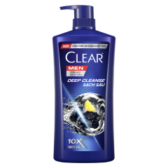 Dầu gội Clear men sạch sâu 900g chính hãng