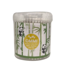 Tăm Bông Ommi Thân Tre Hộp 200 Cây chính hãng