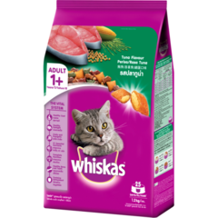 Thức ăn Whiskas cho mèo lớn vị Cá ngừ 1,2Kg chính hãng