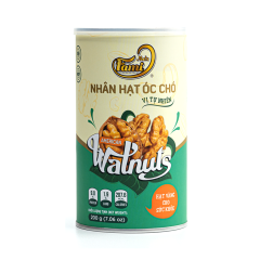Nhân hạt óc chó Faminuts vị tự nhiên hũ 200g chính hãng