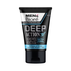 Sữa rửa mặt Biore Men sạch sâu mát lạnh 100g chính hãng