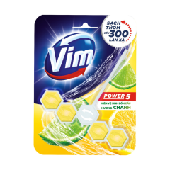 Viên treo vệ sinh toilet VIM hương chanh 50g chính hãng