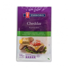 Phô mai Cheddar hiệu Emborg 150g chính hãng | Siêu Thị GO!– Thực phẩm giá tốt