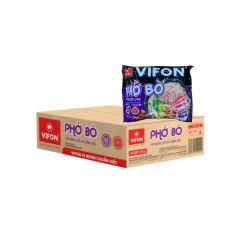 Thùng 24 phở Vifon sốt thịt bò gói 75g chính hãng