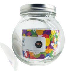 Hũ thủy tinh 680ml chính hãng