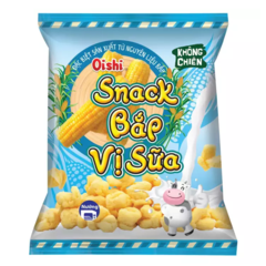 Snack Oishi bắp vị sữa 32g chính hãng
