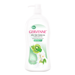 Sữa tắm Gervenne kiwi & bạch trà xanh 1.2L chính hãng