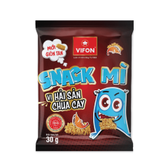 Snack mì Vifon vị hải sản chua cay gói 30g chính hãng
