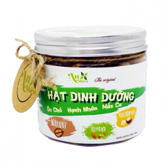 Hạt dinh dưỡng 3 loại (Óc chó, Hạnh nhân, Mắc ca) An 180G chính hãng