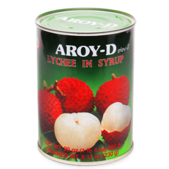 Trái vải đóng hộp Aroy-D 565g chính hãng