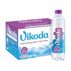 Thùng 24 nước khoáng thiên nhiên Vikoda chai 500ml chính hãng