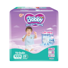 Tã quần Bobby chống hăm size XXXL 22 miếng chính hãng