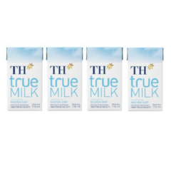 Lô 4 hộp sữa tươi TH true Milk nguyên chất 110ml chính hãng | Siêu Thị GO!– Thực phẩm giá tốt