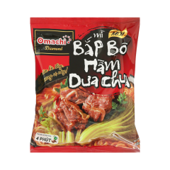 Mì Omachi bắp bò hầm dưa chua 125g chính hãng | Siêu Thị GO!– Thực phẩm giá tốt