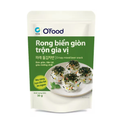 Rong biển giòn Ofood trộn gia vị 40g chính hãng