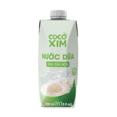 Nước dừa Cocoxim dừa dứa non 330ml chính hãng