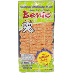Snack hải sản mực vị siêu cay Bento 18g chính hãng