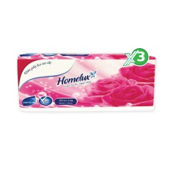 Lô 2+1 Khăn giấy rút Homelux 2 lớp 250 tờ chính hãng
