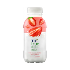 Nước trái cây True Juice Milk dâu 300ml chính hãng