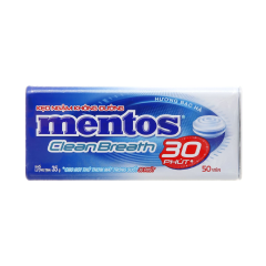 Kẹo ngậm Mentos bạc hà hũ 35g chính hãng