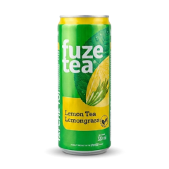 Trà chanh sả Fuzetea lon 320ml chính hãng