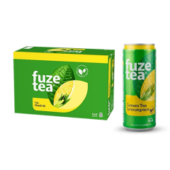 Thùng 24 trà chanh với sả Fuzetea 320ml chính hãng