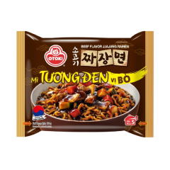 Mì Otoki Jin tương đen vị bò 135g chính hãng