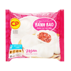 Bánh bao nhân thịt heo BBQ CP 320g chính hãng