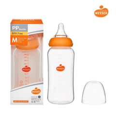 Bình sữa PP Wesser 250ml cổ hẹp chính hãng