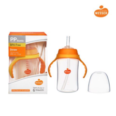 Bình sữa ống hút PP Wesser 260ml chính hãng