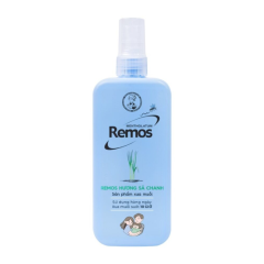 Xịt chống muỗi Remos hương sả chanh 150ml chính hãng
