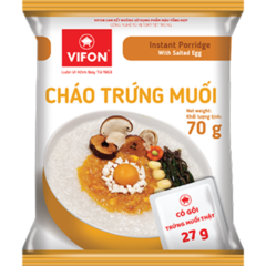 Cháo Vifon trứng muối 70g chính hãng | Siêu Thị GO!– Thực phẩm giá tốt