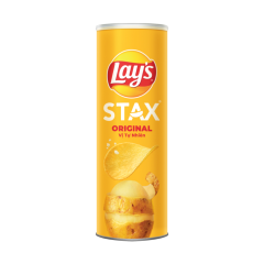 Snack khoai tây Lay's Stax vị tự nhiên 145g chính hãng