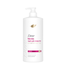 Dầu gội Dove Biotin ngăn gãy rụng tóc chai 600g chính hãng