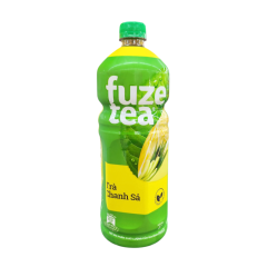 Trà chanh sả Fuzetea chai 1 lít chính hãng