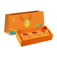 Hộp 3 bánh trung thu Kinh Đô Lava trứng chảy 240g chính hãng