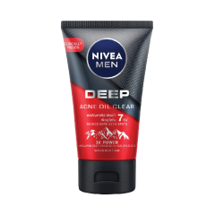 Sữa rửa mặt Nivea Men Deep Himalaya 100g chính hãng