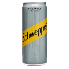 Nước giải khát Schweppes Soda lon 320ml chính hãng