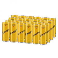 Thùng 24 lon nước giải khát có ga Schweppes Tonic 320ml chính hãng