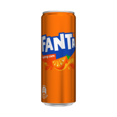 Nước ngọt Fanta cam lon 320ml chính hãng