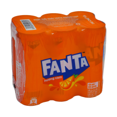 Lô 6 nước ngọt Fanta cam lon 320ml chính hãng