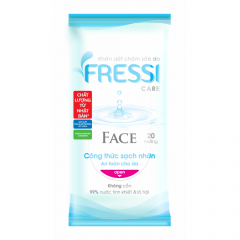 Khăn ướt Fressi care face 20 tờ chính hãng