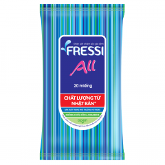 Khăn ướt Fressi care for all 20 tờ chính hãng