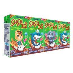 Lốc 4 sữa socola lúa mạch Susu IQ hộp 110ml chính hãng | Siêu Thị GO!– Thực phẩm giá tốt