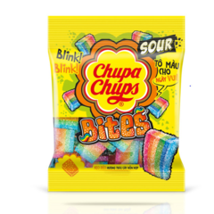 Kẹo dẻo trái cây Chupa Chups Bites gói 90g chính hãng