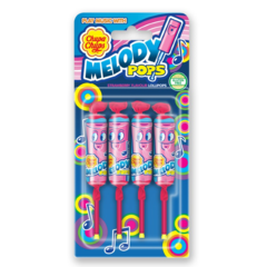 Kẹo que Chupa Chups còi thổi hương dâu 60g chính hãng