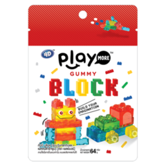 Kẹo dẻo Playmore xếp hình 64g chính hãng