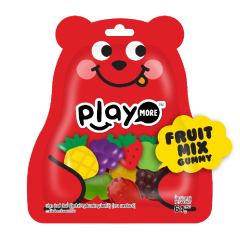 Kẹo dẻo Playmore trái cây 64g chính hãng