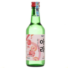 Rượu Soju Korice 12% vị đào 360ml chính hãng